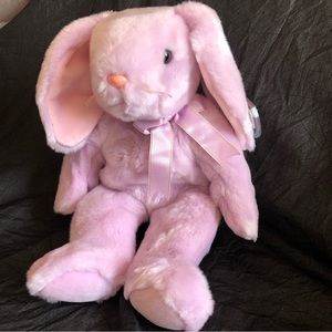 2000 Ty Beanie Buddy FLOPPITY Pastel Purple Bunny NWT